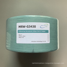 Green Spunlaced Cellulose Polyester Rolls